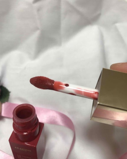 コンフォート リップオイル インテンス/CLARINS/リップグロスを使ったクチコミ(2枚目)