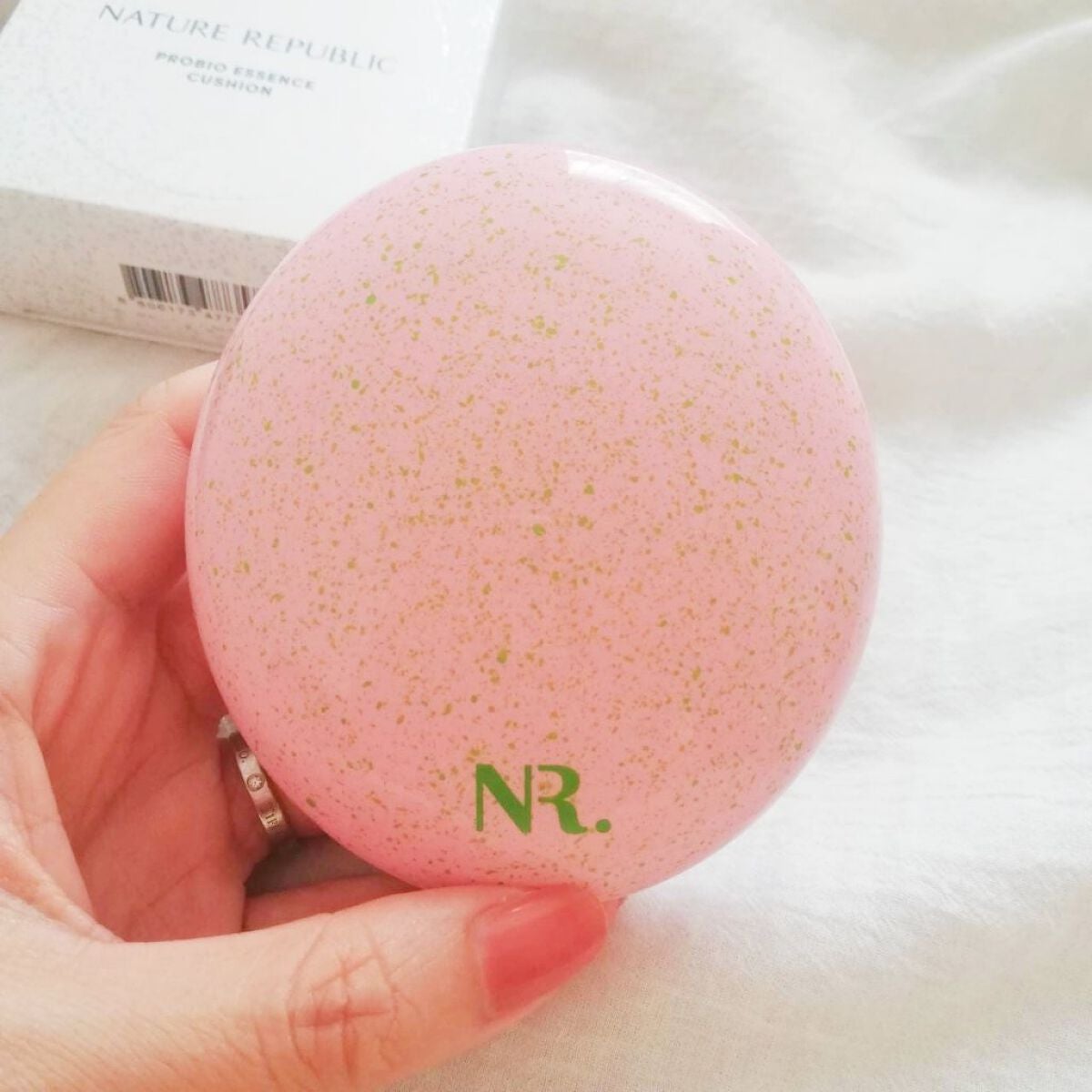 PROBIOエッセンスクッション/ネイチャーリパブリック/クッションファンデーションを使ったクチコミ(1枚目)