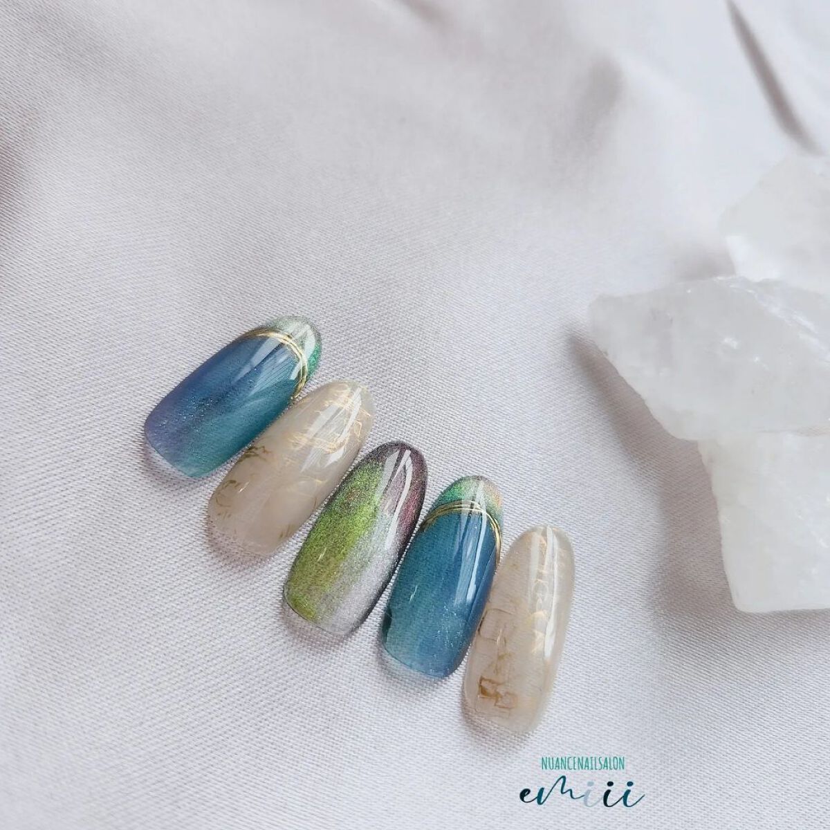 #インクネイル,#マグフレンチネイル,#リキッドネイル,#インクネイル,#セルフネイルのネイルデザイン