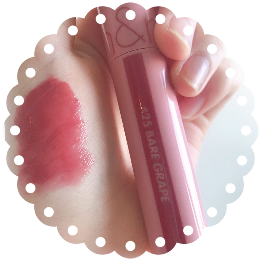 グラスティングウォーターグロス/rom&nd/リップグロスを使ったクチコミ（2枚目）