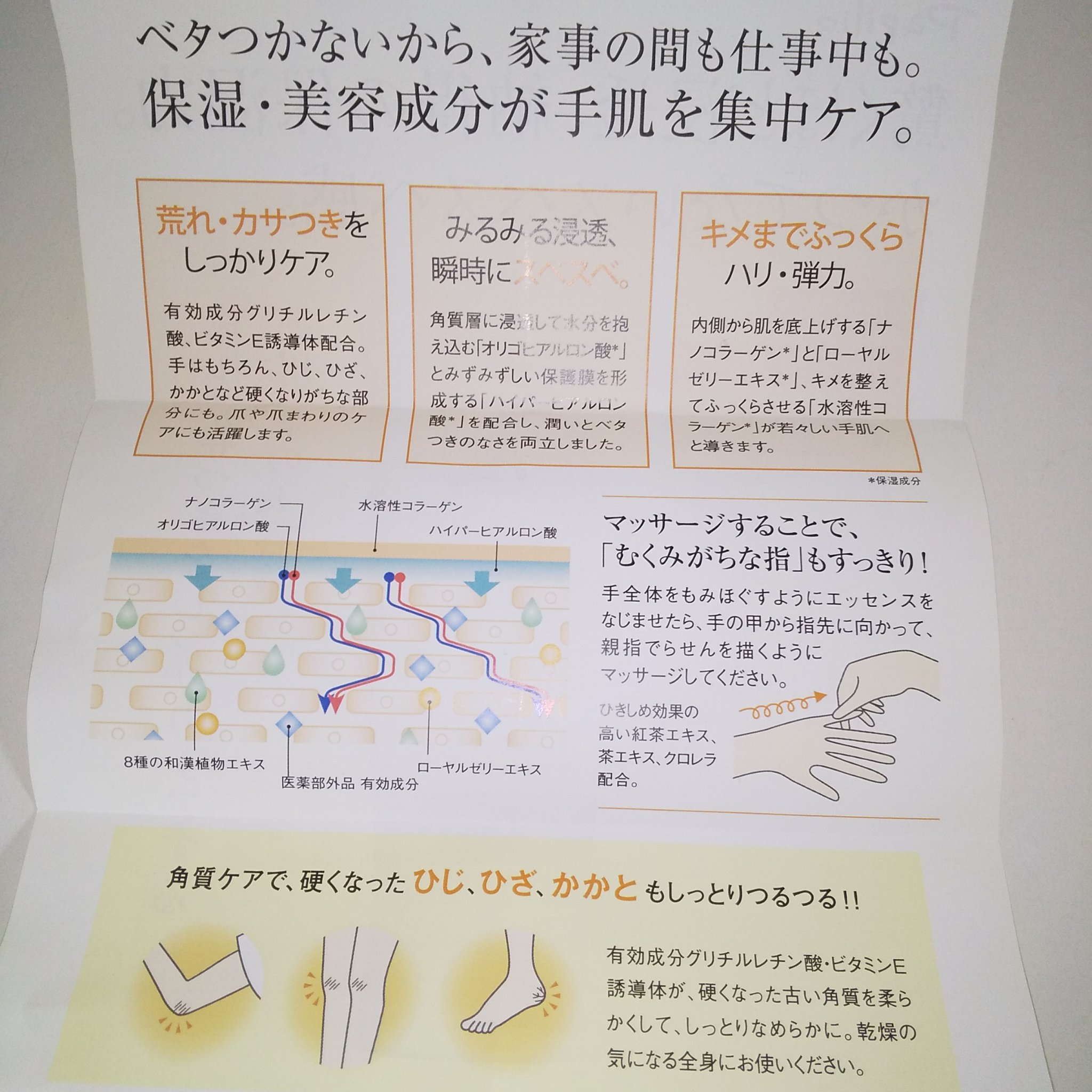 ハンドマッサージエッセンス/Papilio/ハンドクリームを使ったクチコミ（2枚目）