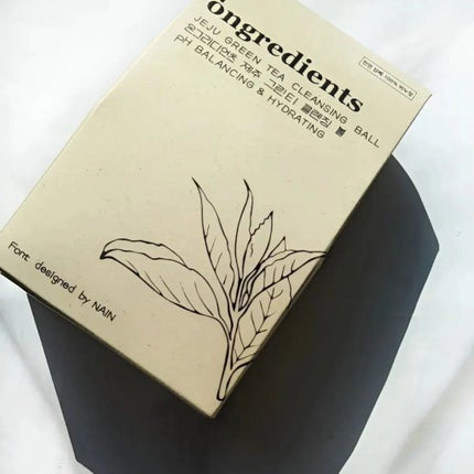 Jeju Green Tea Cleansing Ball/Ongredients/洗顔石鹸を使ったクチコミ(2枚目)
