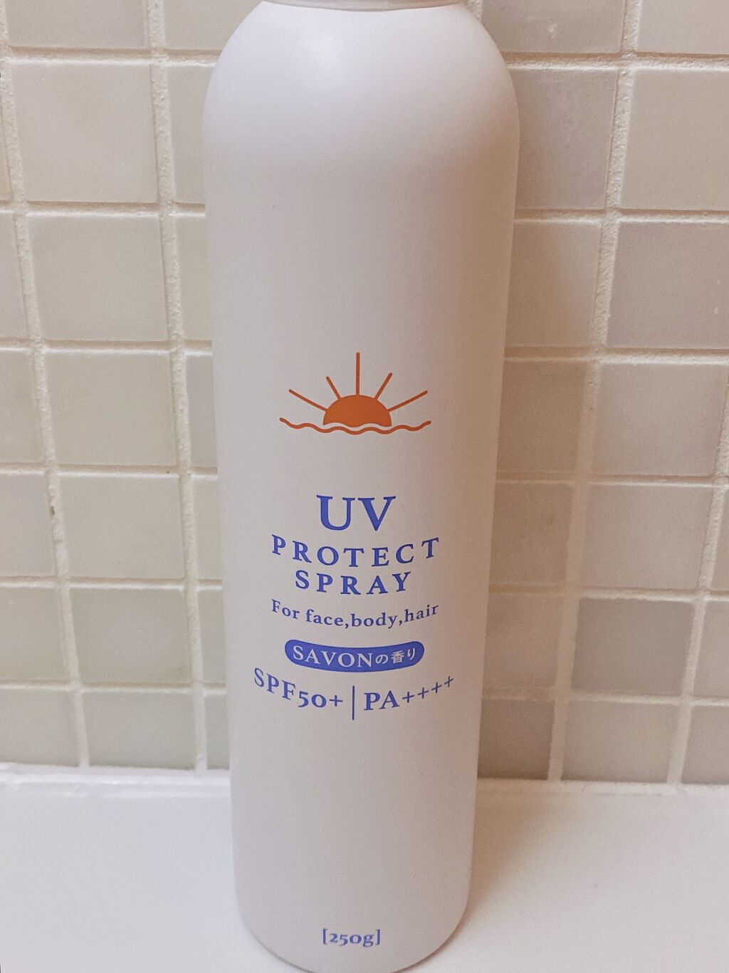 UVカットスプレー CD｜ナナラボの口コミ - 大容量で髪にも使える日焼け