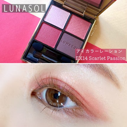 アイカラーレーション/LUNASOL/アイシャドウパレットを使ったクチコミ(1枚目)