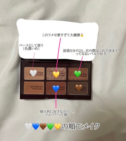 ハーシー プレイカラーアイズミニ/ETUDE/アイシャドウパレットを使ったクチコミ(2枚目)