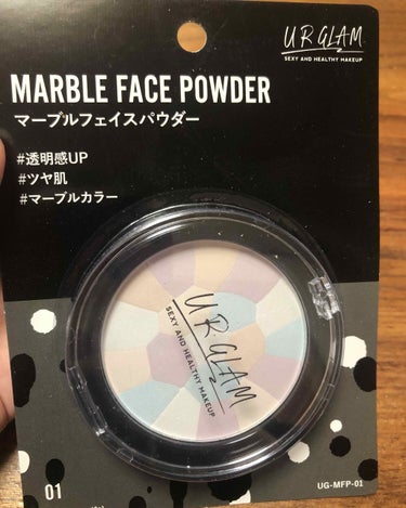 UR GLAM　MARBLE FACE POWDER/U R GLAM/プレストパウダーを使ったクチコミ（1枚目）