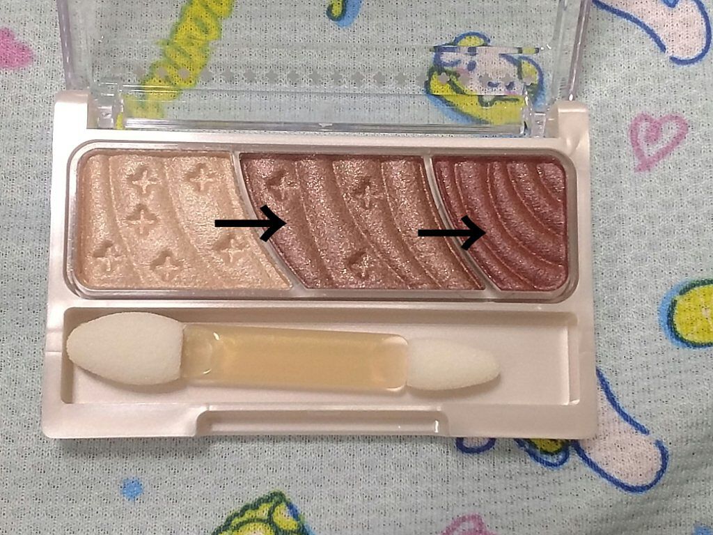 トーンアップアイシャドウ/CEZANNE/アイシャドウパレットを使ったクチコミ（3枚目）