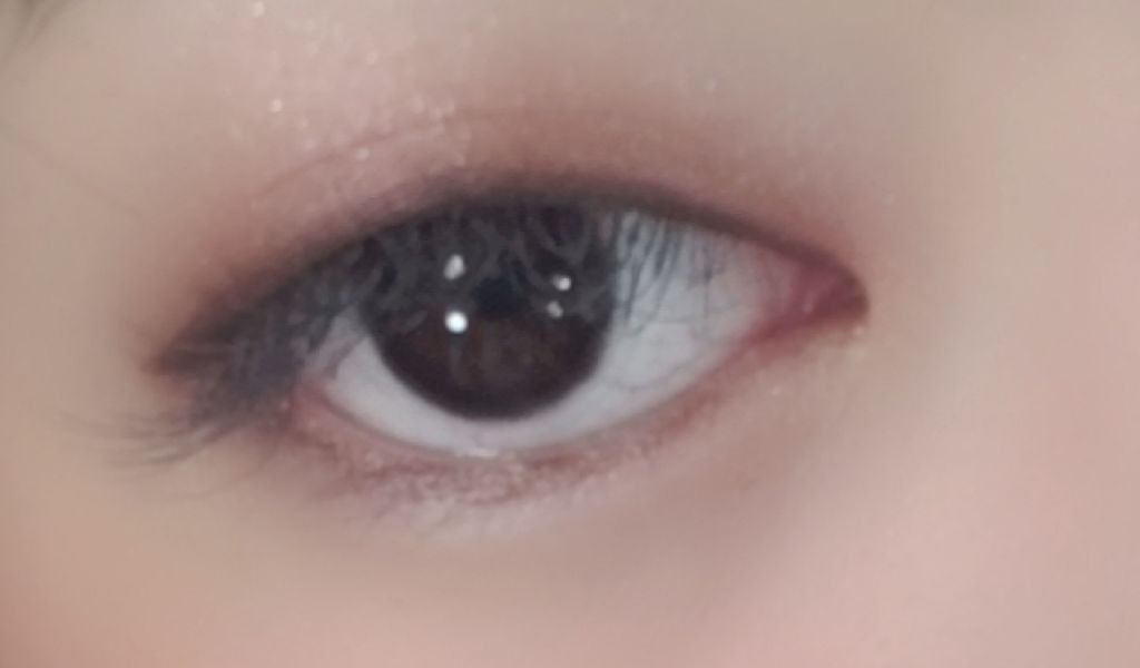 UR GLAM　POWDER EYESHADOW ローズブラウン〈パール〉/U R GLAM/単色アイシャドウを使ったクチコミ（2枚目）