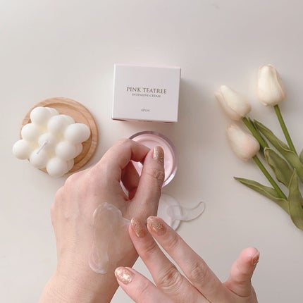 ピンクティーツリークリーム/APLIN/フェイスクリームを使ったクチコミ(4枚目)