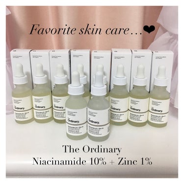 ❤︎成分オタクの無限リピ買いプチプラスキンケア❤︎
The Ordinary Niacinamide 10% + Zinc 1%



The Ordinaryの商品の中でも大人気のナイアシンアミドです