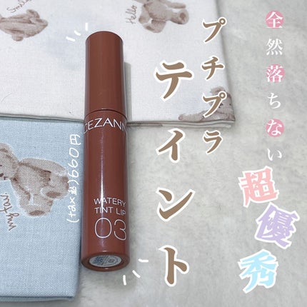 ウォータリーティントリップ/CEZANNE/リップティントを使ったクチコミ(1枚目)