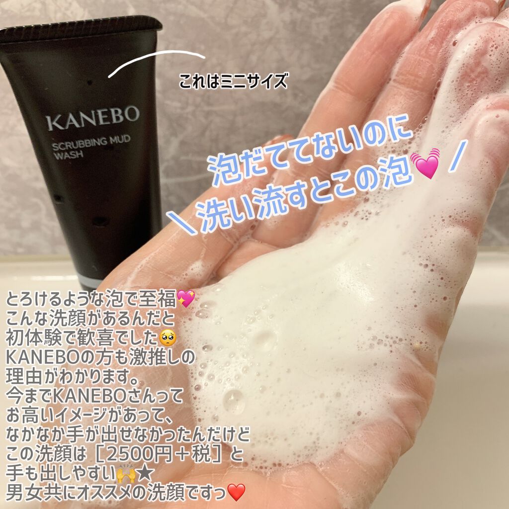 スクラビング マッド ウォッシュ/KANEBO/洗顔フォームを使ったクチコミ(4枚目)
