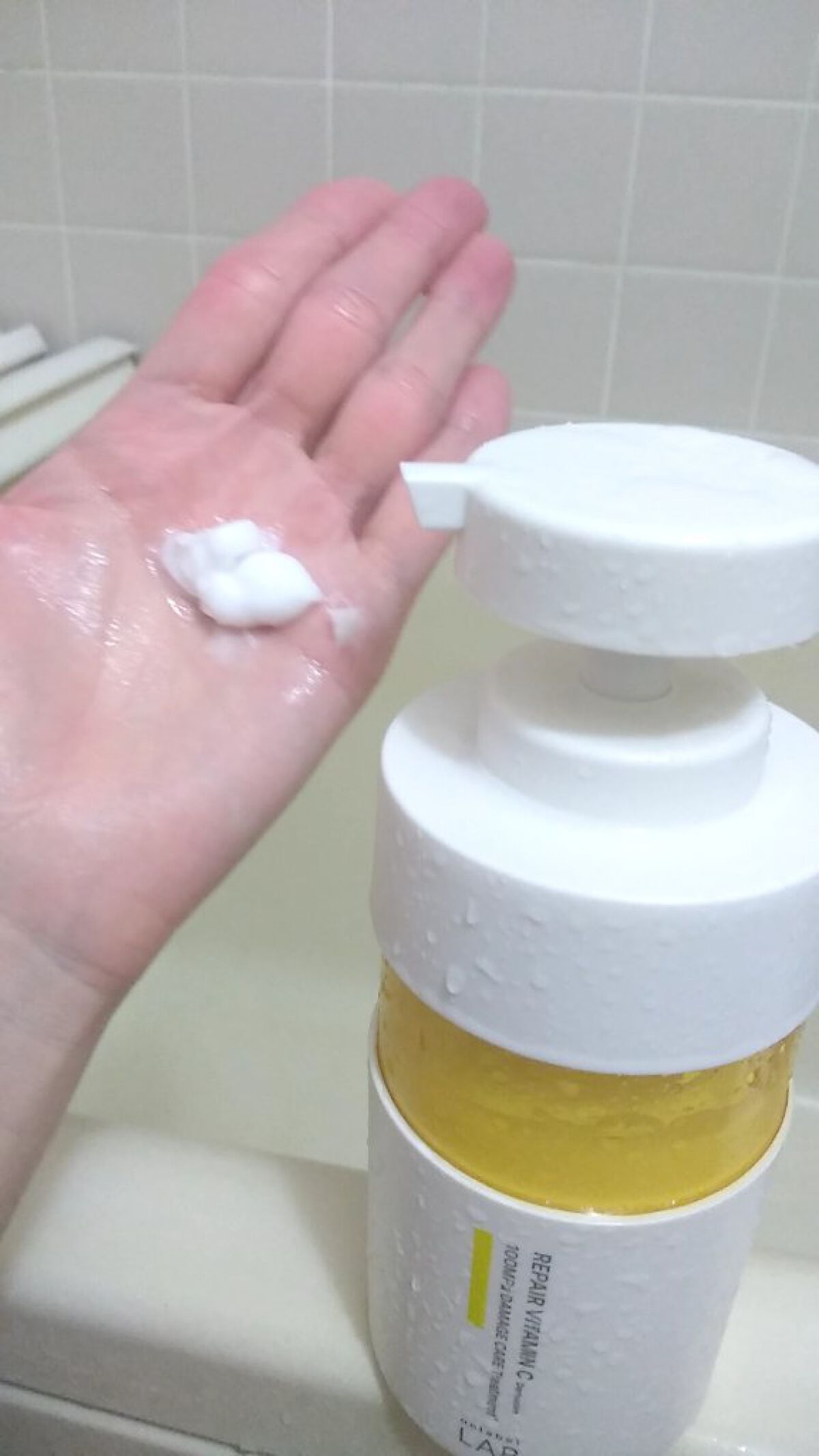 V リペア シャンプー/ヘアトリートメント/unlabel/市販シャンプーを使ったクチコミ(3枚目)