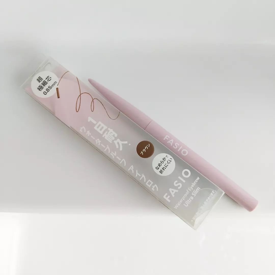 ウォータープルーフ アイブロウ(超極細芯)/FASIO/アイブロウペンシルを使ったクチコミ（2枚目）