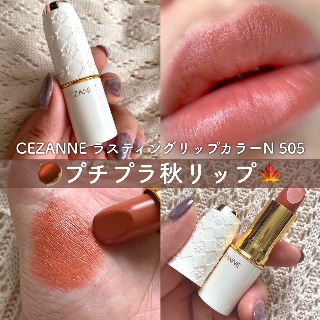 ラスティング リップカラーN/CEZANNE/口紅を使ったクチコミ(1枚目)