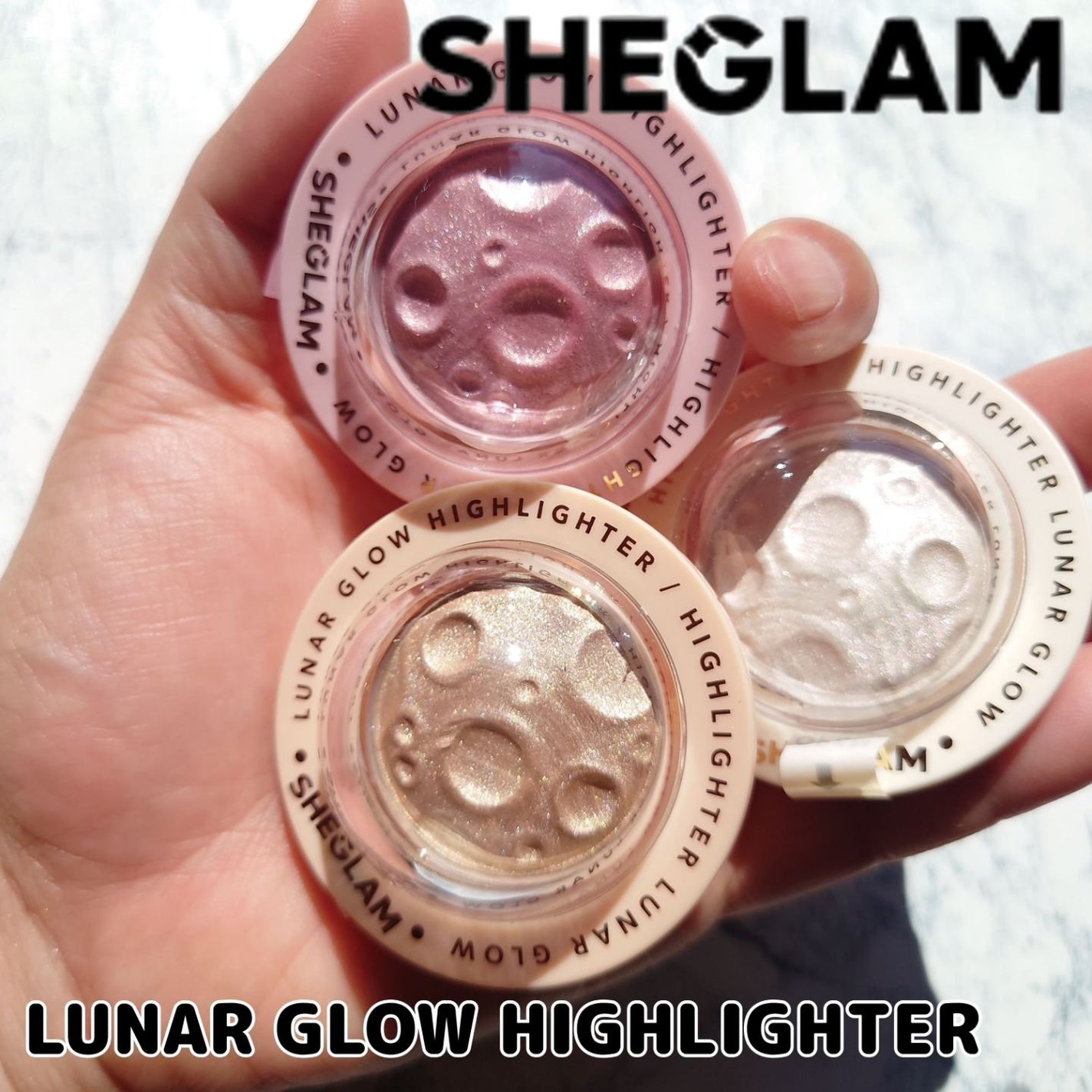 ルナグロウ ハイライター/SHEGLAM/パウダーハイライトを使ったクチコミ(1枚目)