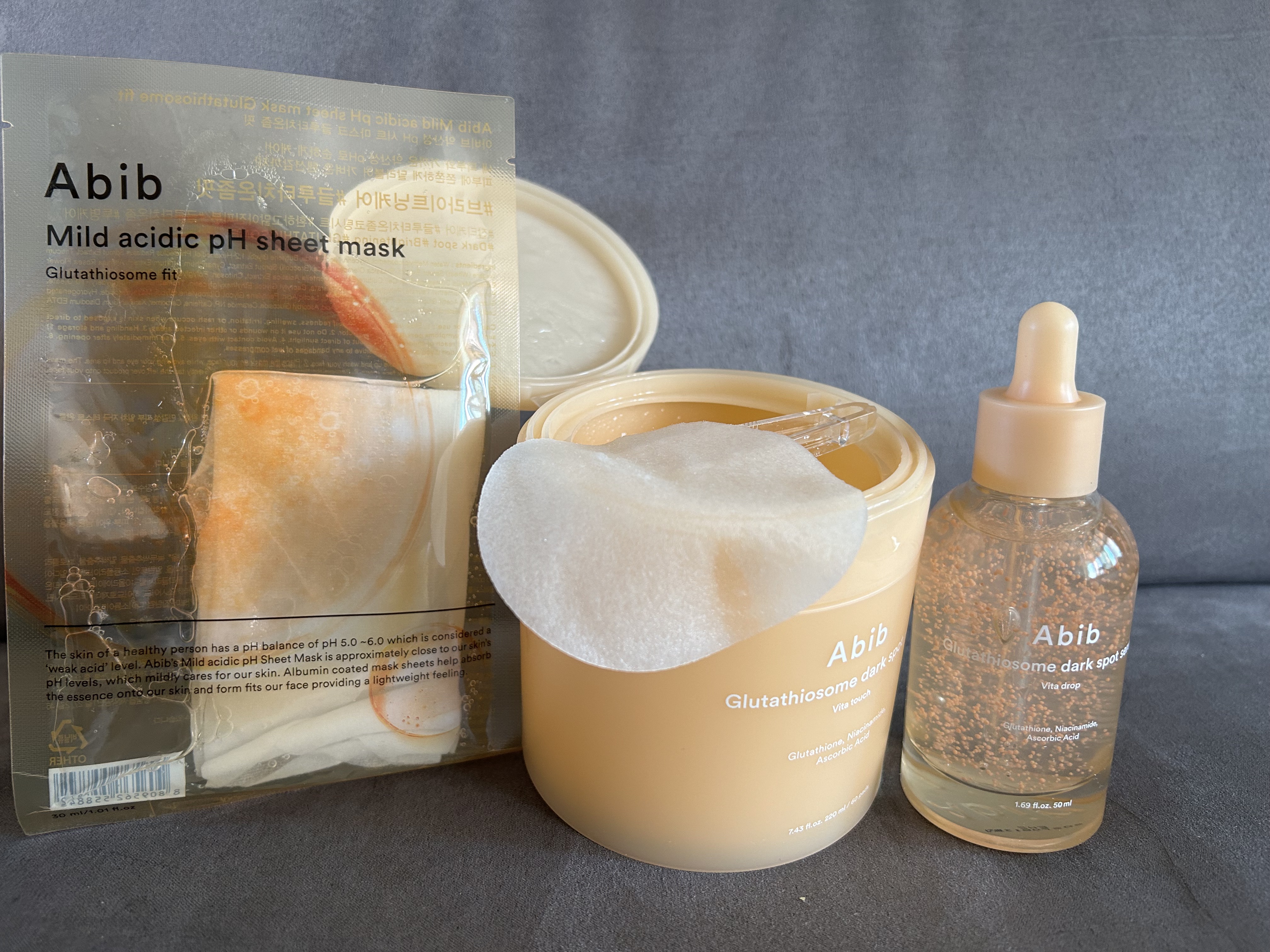 グルタチオンソームダークスポットパッドビタタッチ/Abib /トナーパッドを使ったクチコミ（1枚目）