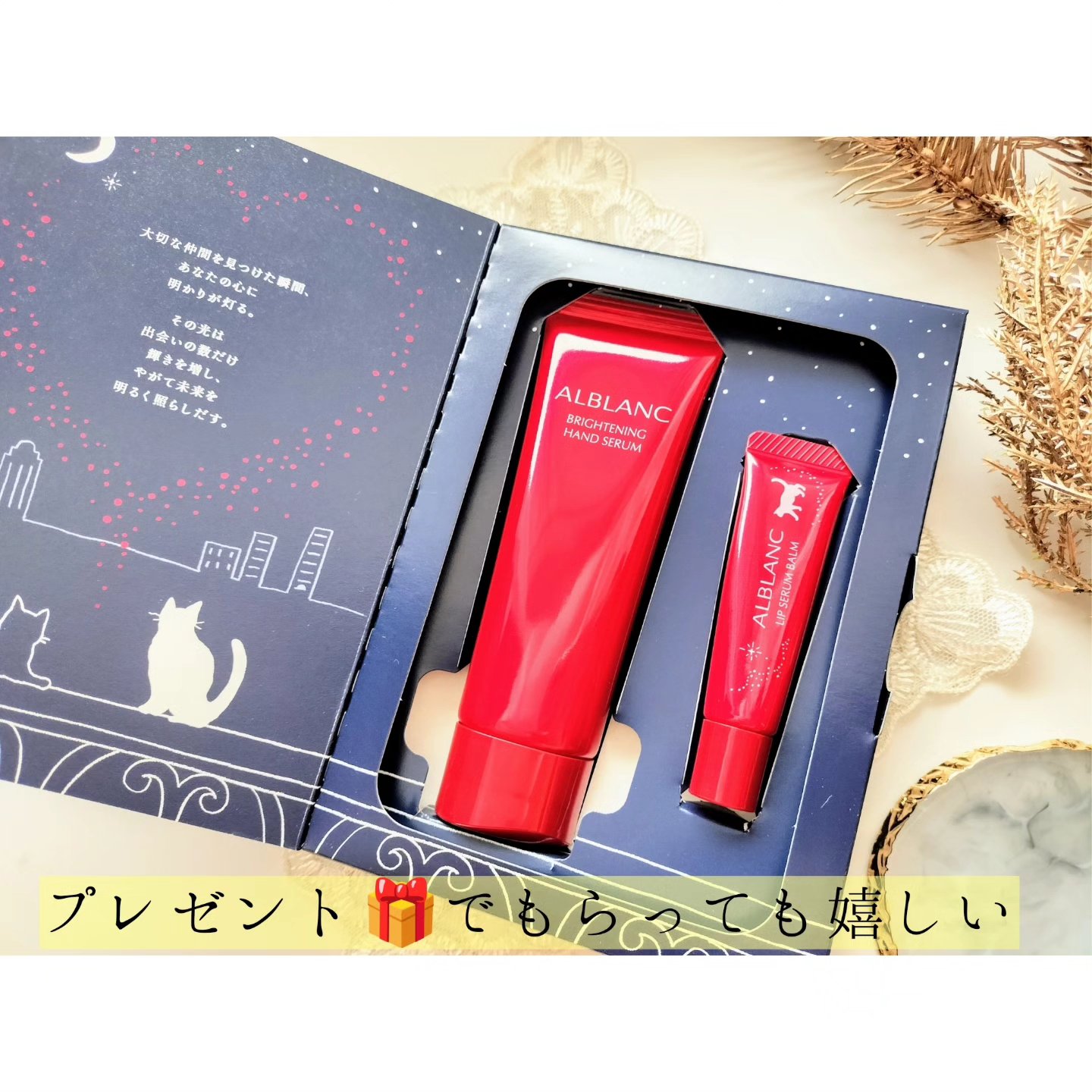 ハンド&リップ セラム セット/ALBLANC/その他キットセットを使ったクチコミ（3枚目）