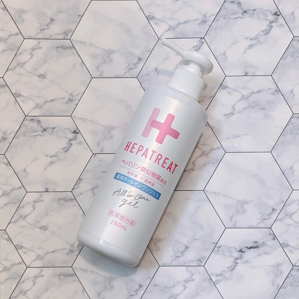 ヘパトリート 薬用オールインワンジェル /ゼトックスタイル/オールインワン化粧品を使ったクチコミ(1枚目)