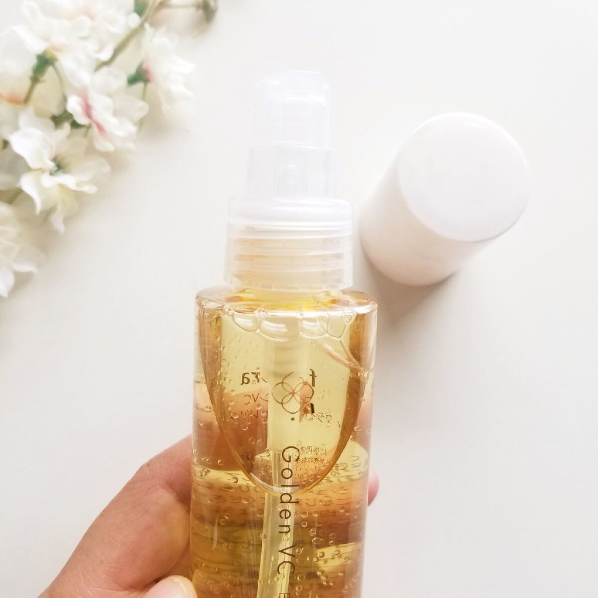 ゴールデンVC ブライト アクアクリーム/fracora/フェイスクリームを使ったクチコミ（3枚目）