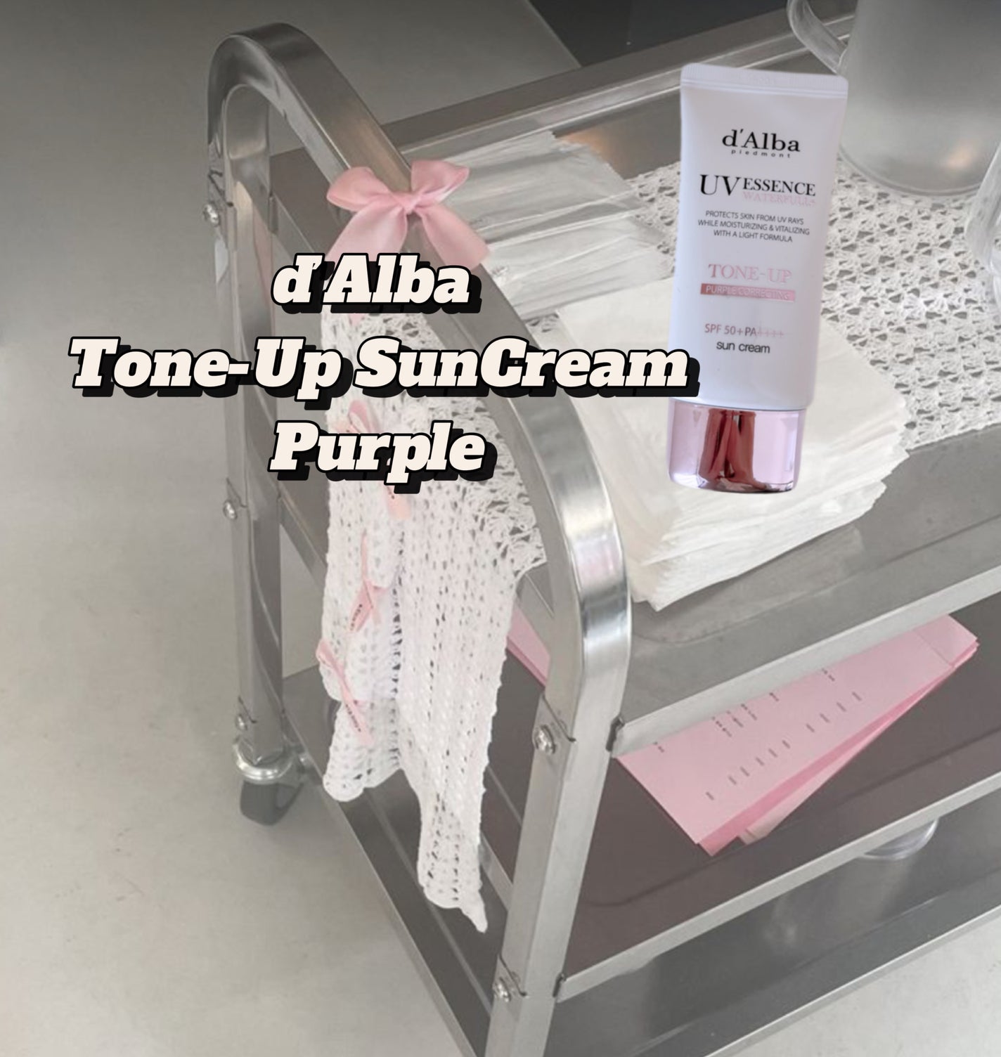 ダルバ ウォータフル トーンアップ サンクリーム(パープル)/ダルバ/日焼け止めクリームを使ったクチコミ(1枚目)