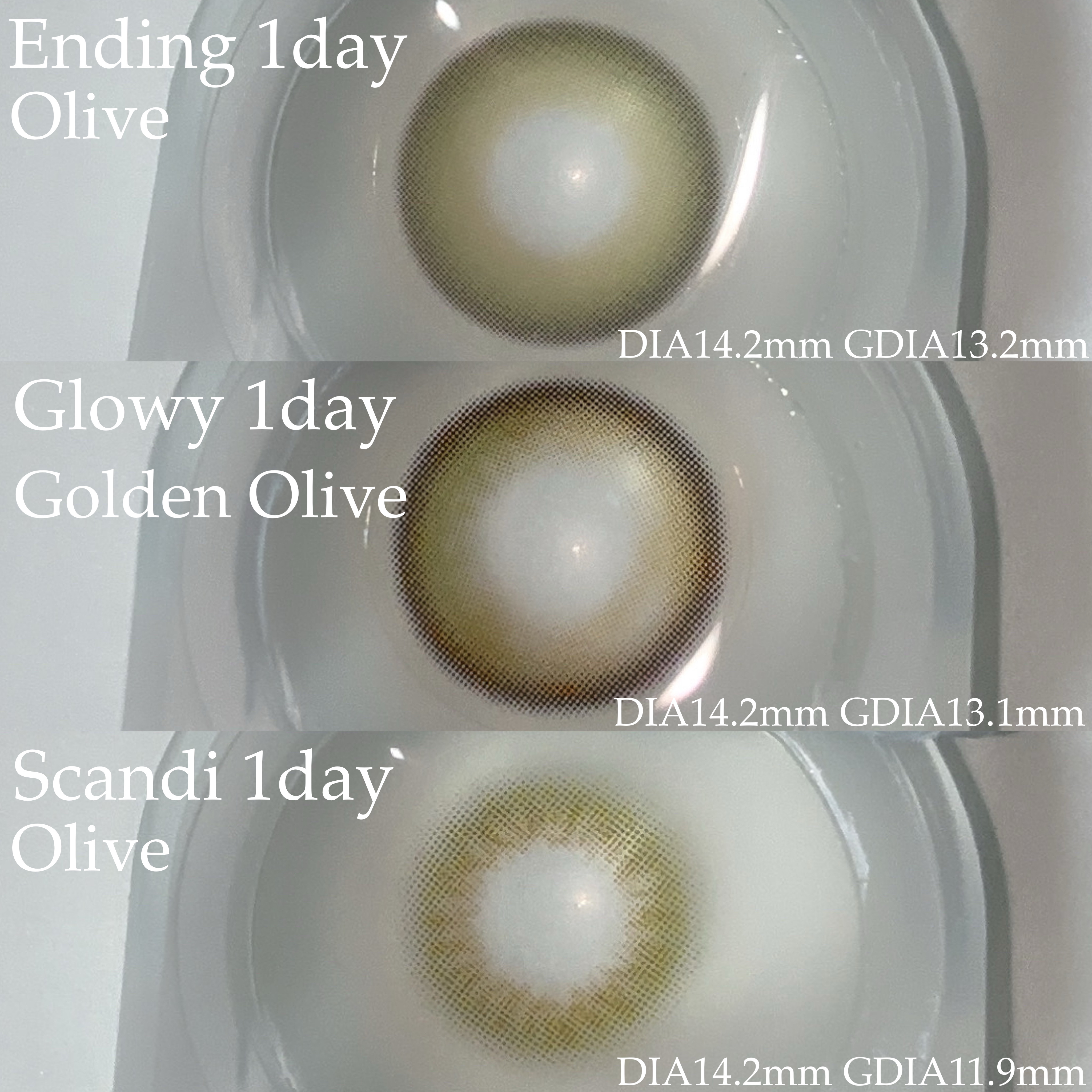 Glowy 1day/OLENS/ワンデー（１DAY）カラコンを使ったクチコミ（2枚目）