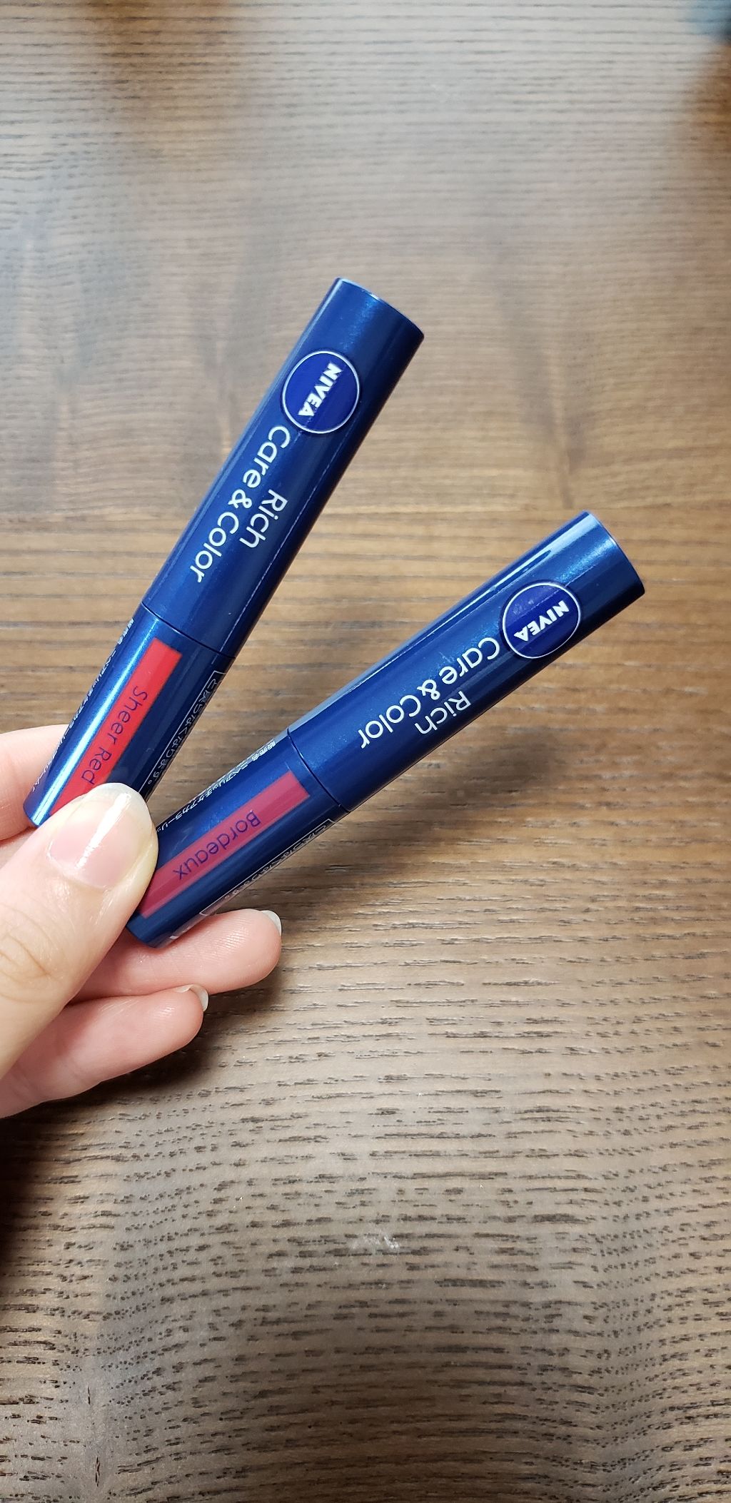 ニベア リッチケア＆カラーリップ/ニベア/リップクリームを使ったクチコミ（1枚目）