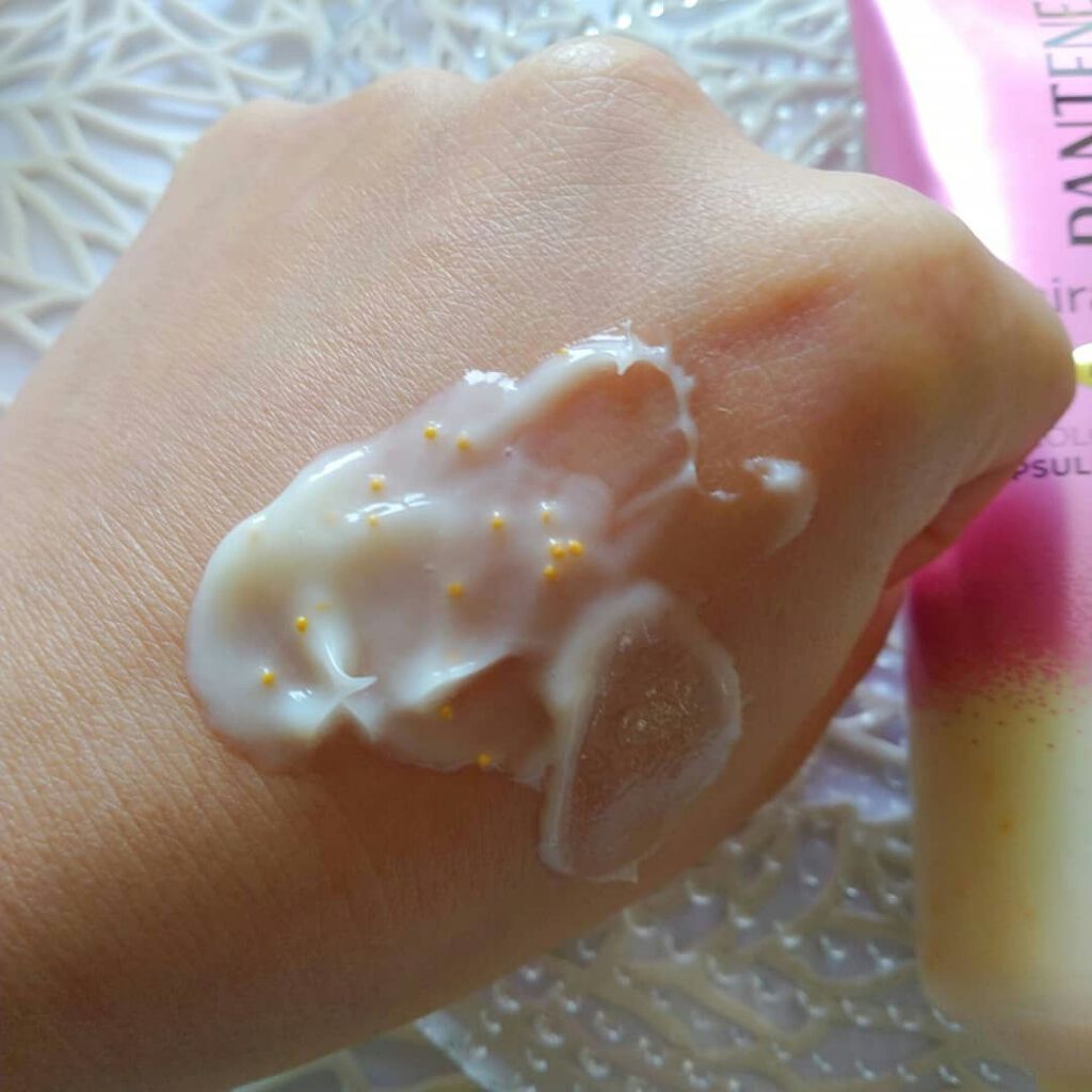 ミラクルズ カラーシャイン カプセルミックスクリーム/パンテーン/洗い流すヘアトリートメントを使ったクチコミ（1枚目）