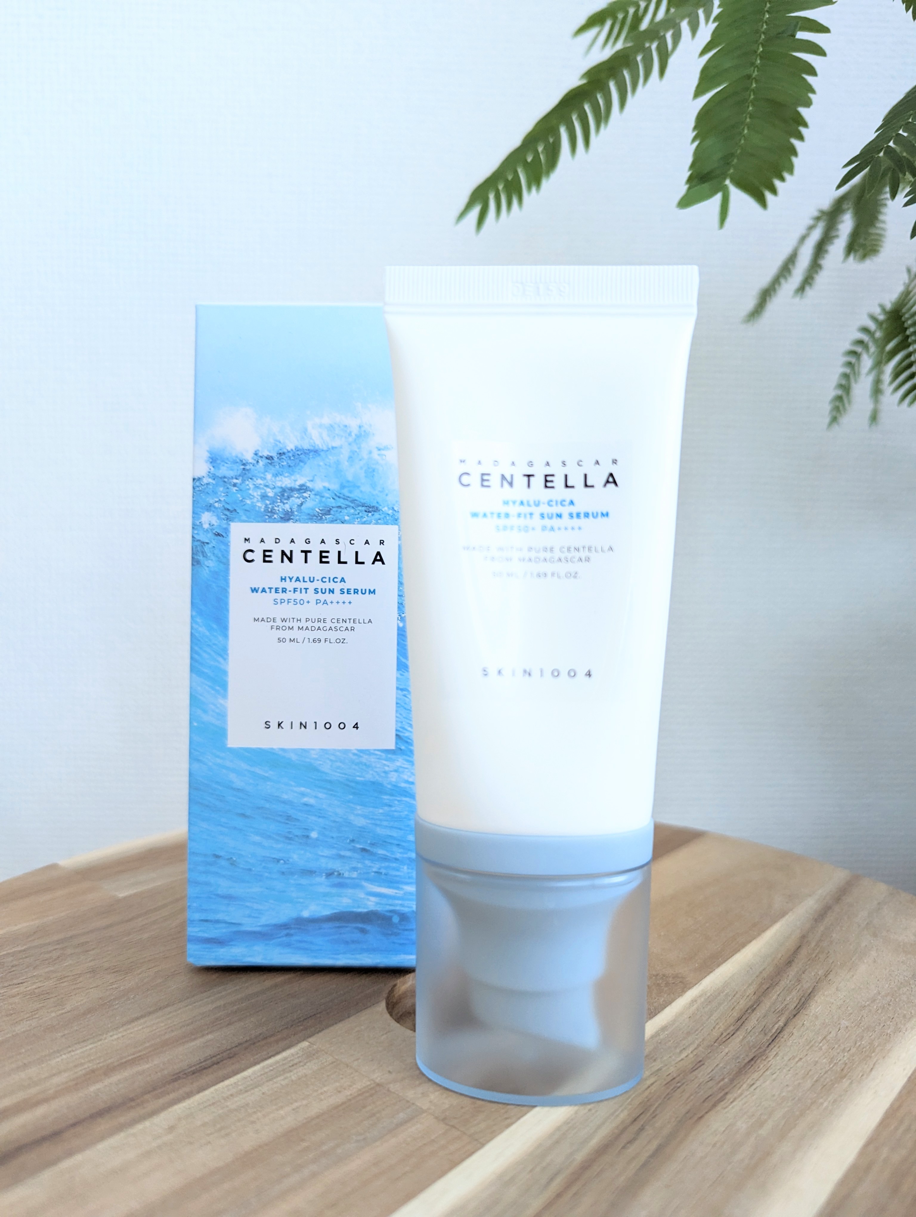 ヒアルーシカ ウォーターフィット サンセラム/SKIN1004/日焼け止めローションを使ったクチコミ（1枚目）