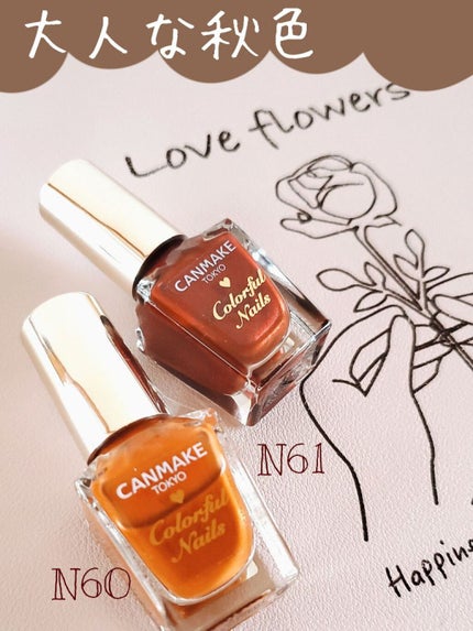 カラフルネイルズ/キャンメイク/マニキュアを使ったクチコミ(1枚目)