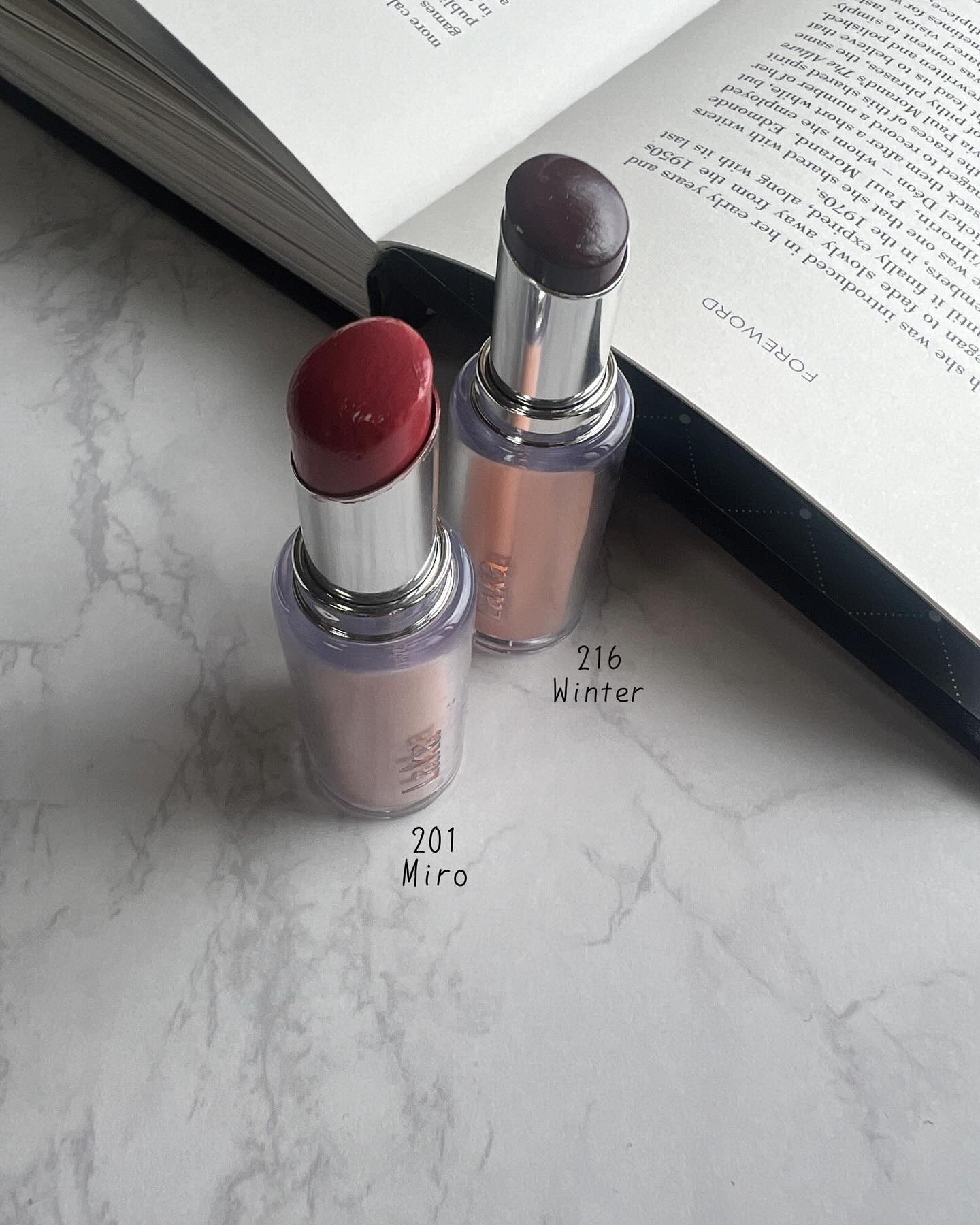 ボンディンググロウリップスティック/Laka/口紅を使ったクチコミ（3枚目）