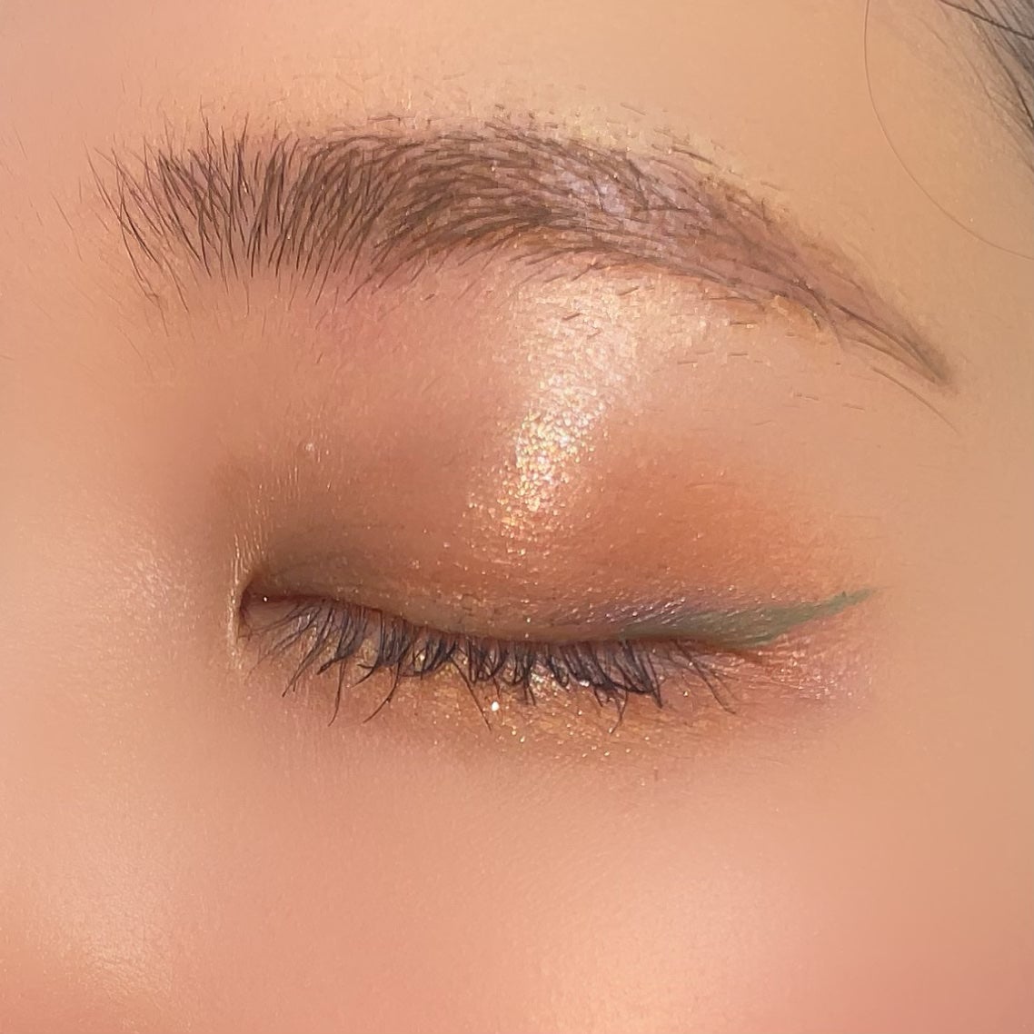 グリッタープリズム シャドウ/MISSHA/グリッターを使ったクチコミ(3枚目)