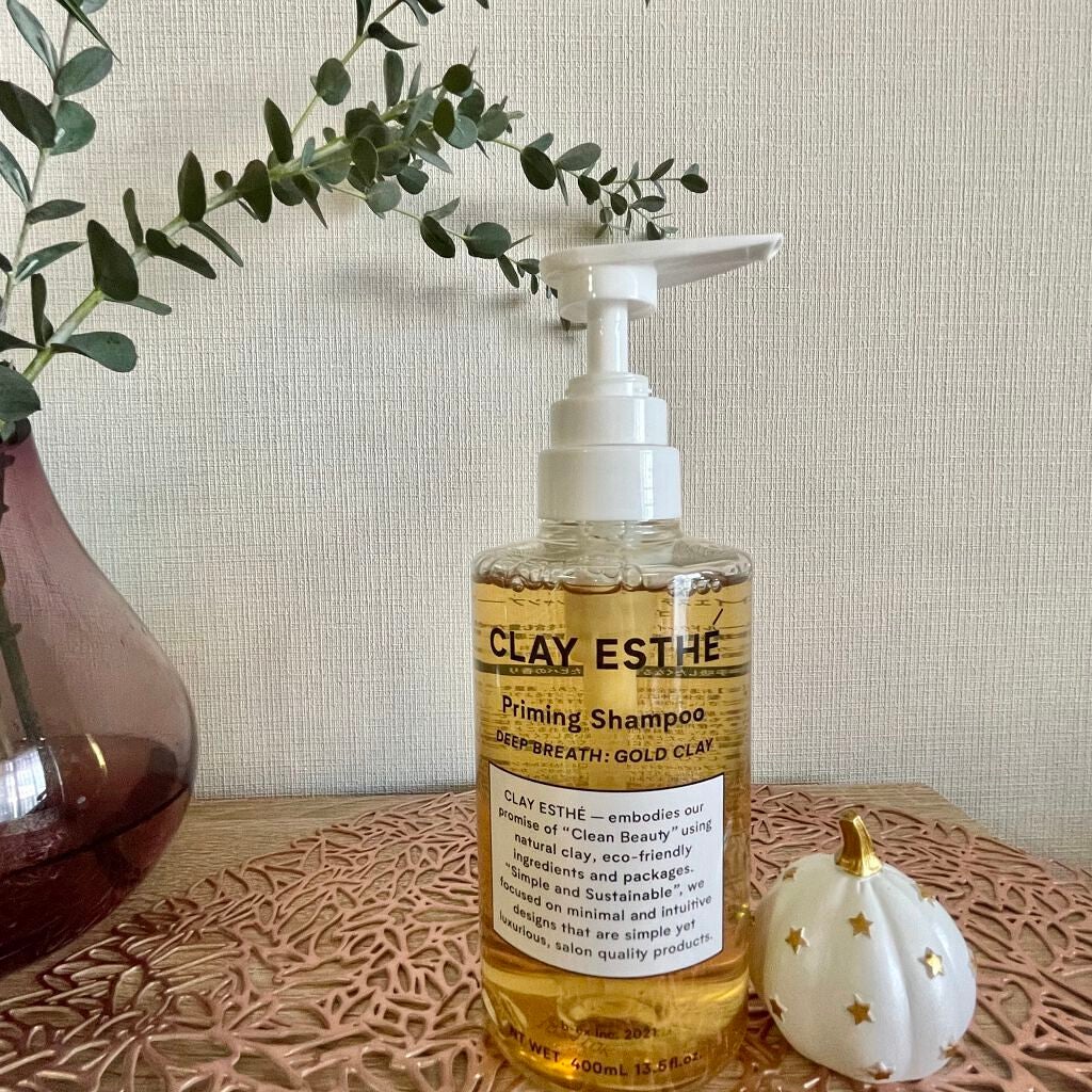 プライミングシャンプー/フォーティファイングヘアマスク ゴールドクレイ/クレイエステ/サロンシャンプーを使ったクチコミ(1枚目)