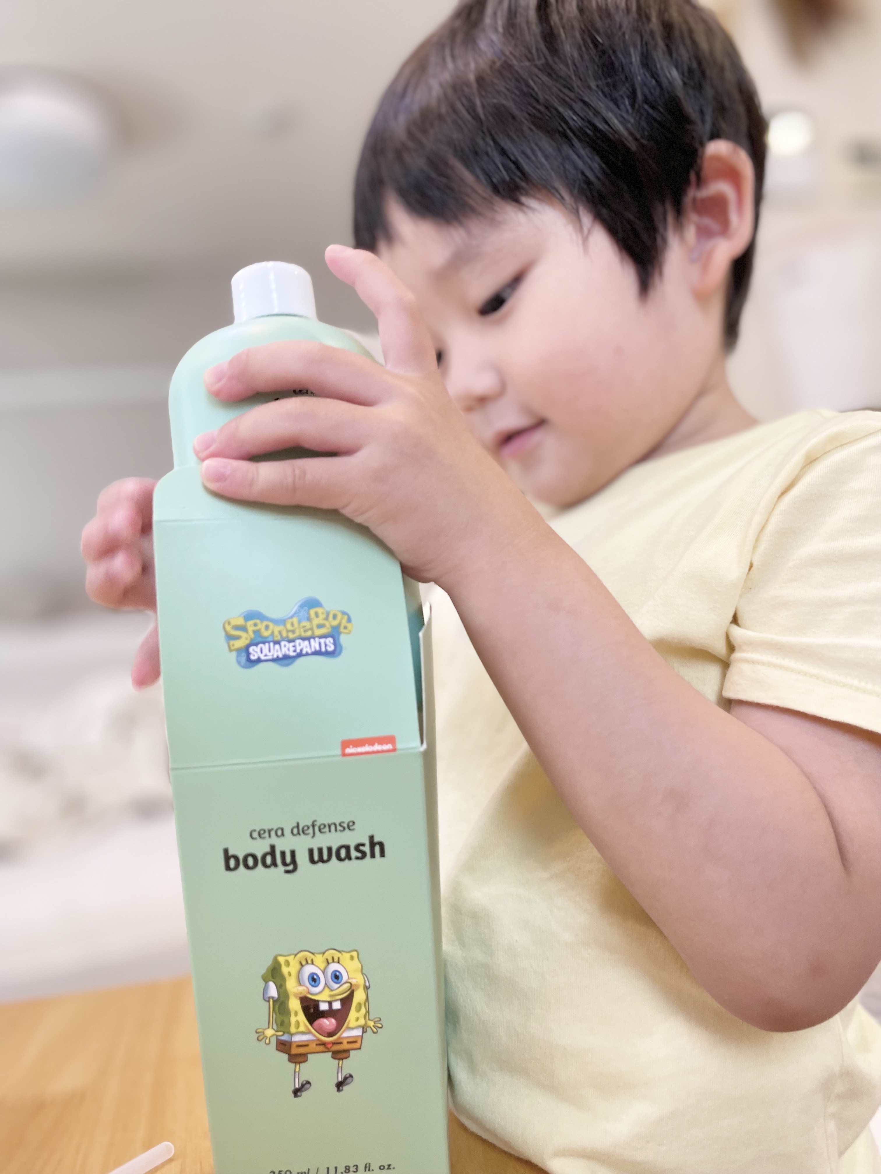 キッズ スポンジボブ ボディウォッシュ/モンディエス/ボディソープを使ったクチコミ（3枚目）