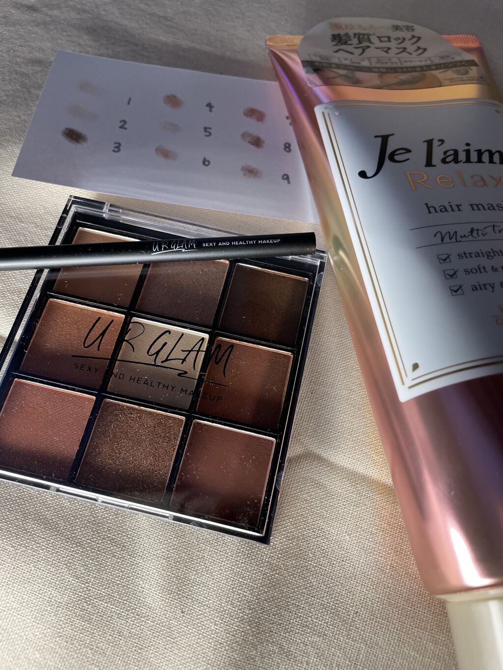 UR GLAM　BLOOMING EYE COLOR PALETTE/U R GLAM/アイシャドウパレットを使ったクチコミ（2枚目）