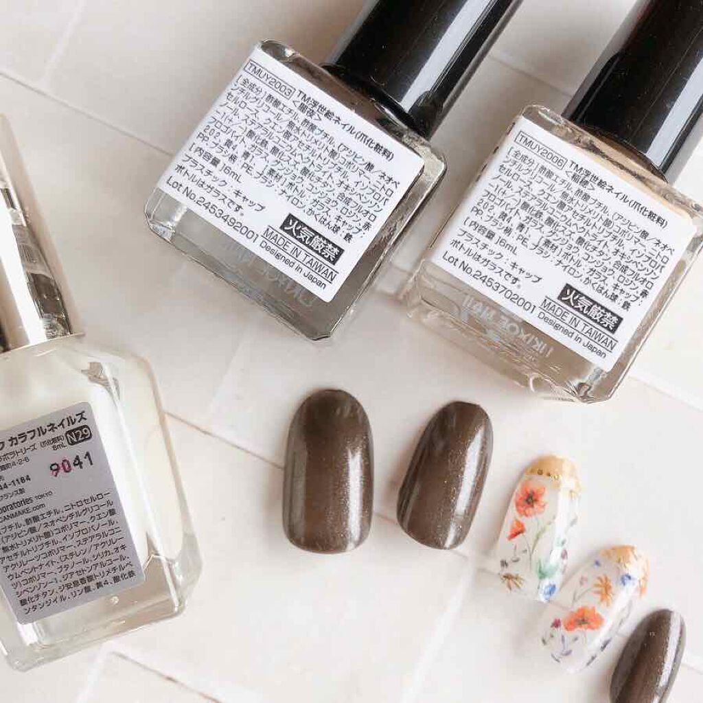 TM浮世絵ネイル/キャンドゥ/マニキュアを使ったクチコミ（3枚目）