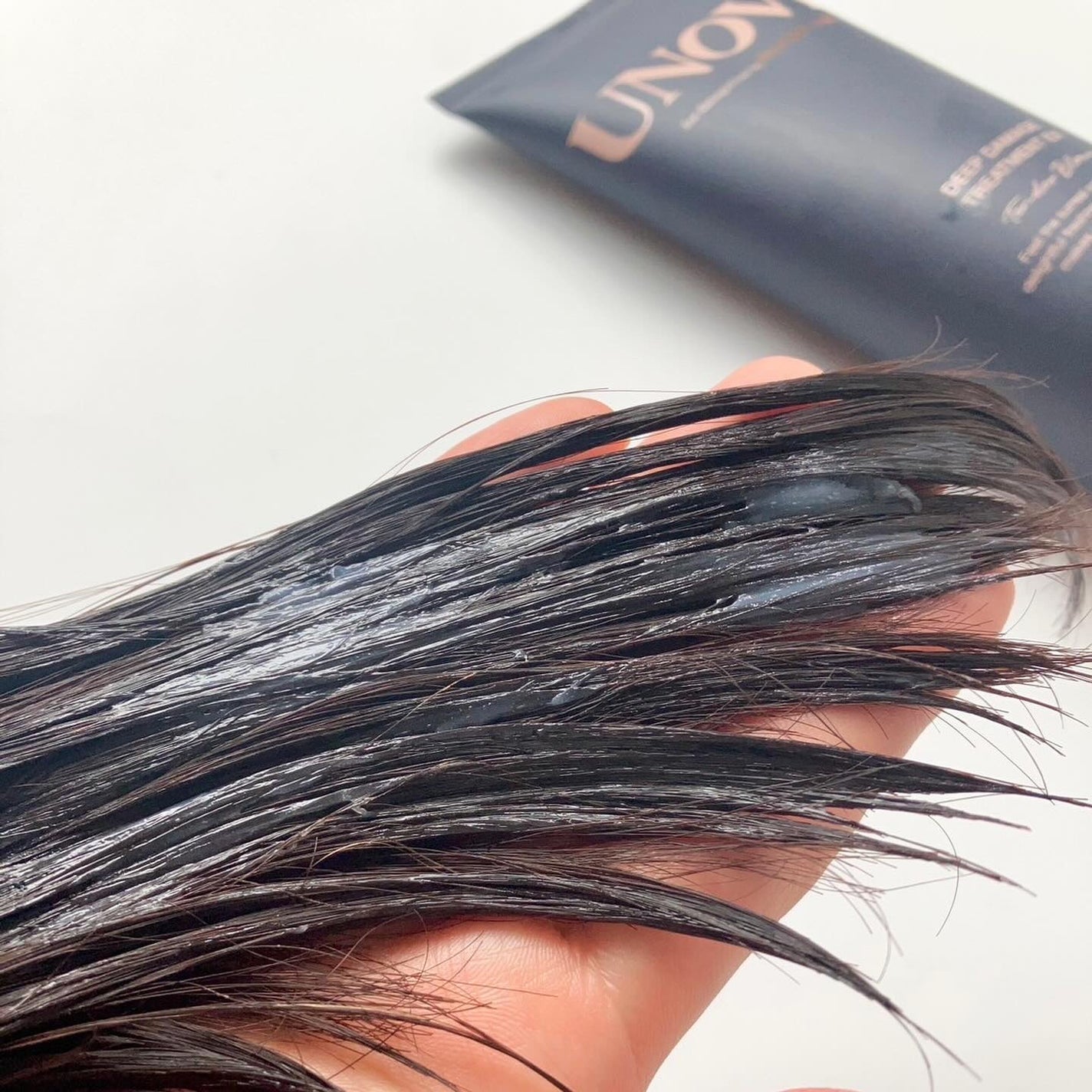 ディープダメージトリートメントEX/UNOVE/洗い流すヘアトリートメントを使ったクチコミ(4枚目)
