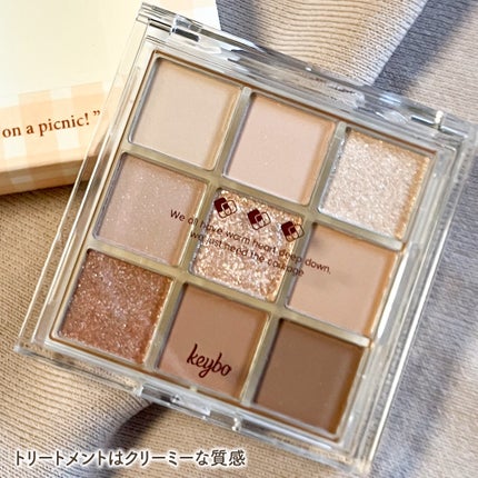 KEYBO FALL IN LOVE SHADOW PALETTE/keybo/アイシャドウパレットを使ったクチコミ(2枚目)