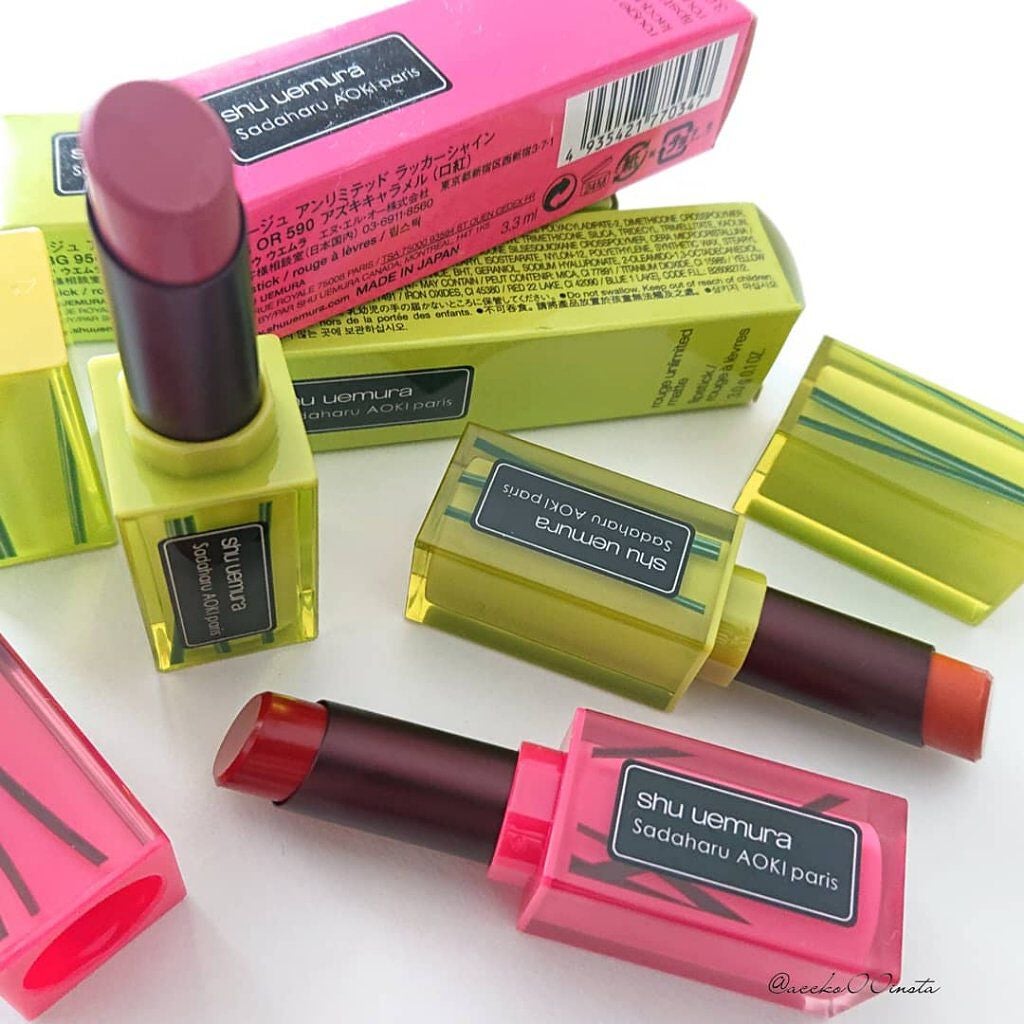 ケーキ リップスティック ルージュ アンリミテッド マット/shu uemura/口紅を使ったクチコミ(1枚目)