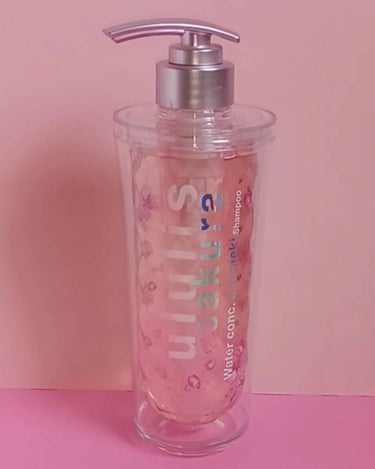 ウォーターコンク モイスト シャンプー（桜ver.)/ヘアトリートメント(桜ver.) シャンプー340ml/ululis/シャンプー・コンディショナーの画像