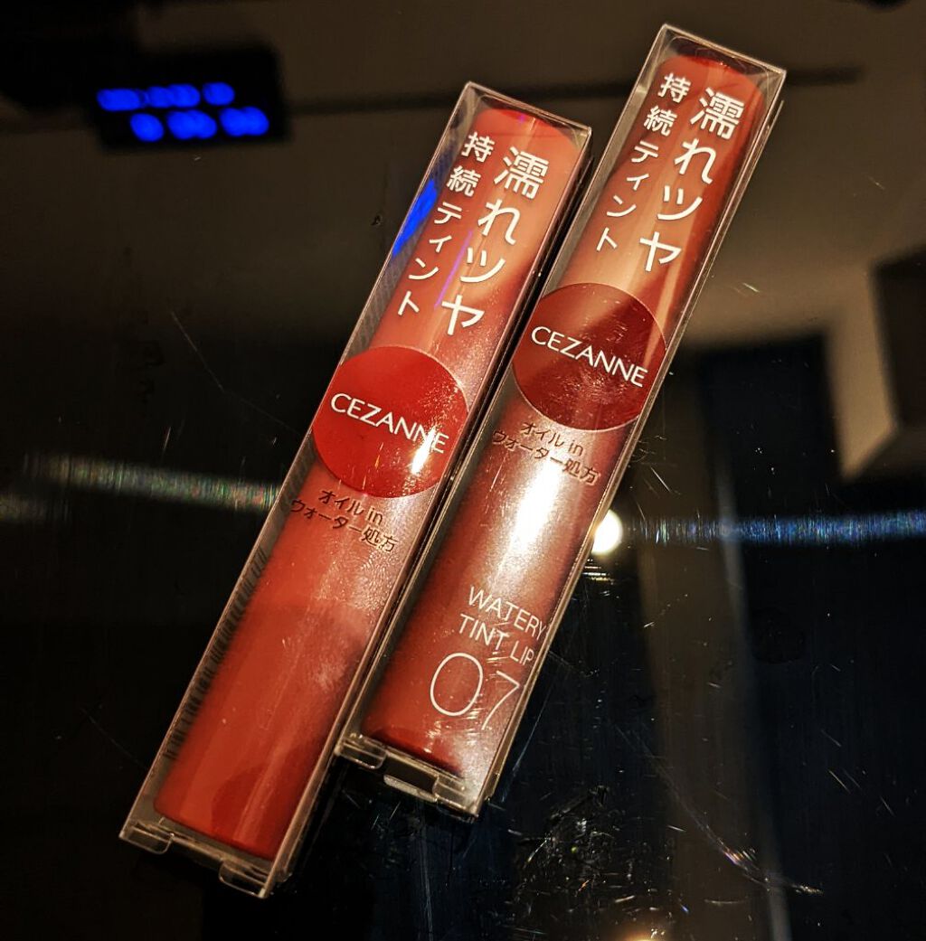ウォータリーティントリップ/CEZANNE/リップティントを使ったクチコミ（1枚目）