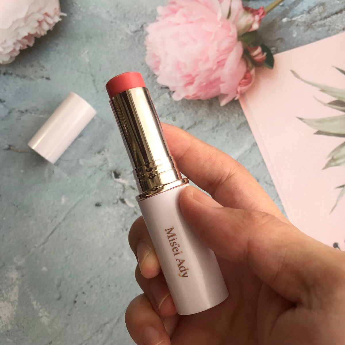 シアーグロウスティック チークカラー/ミゼルエディ/ジェル・クリームチークを使ったクチコミ(3枚目)