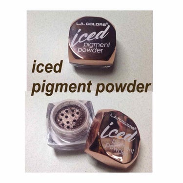 これは、私が39マートコスメの中で一番好きなコスメ！
L.A. COLORS®
iced  pigment  powder
CEP533  TOASTED

#プチプラ 
#アイシャドウ 
#ピグメント