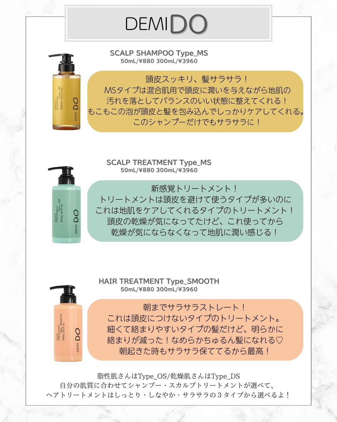 スカルプシャンプー/ トリートメント タイプ MS シャンプー 50ml/DEMI DO/サロンシャンプーを使ったクチコミ（2枚目）