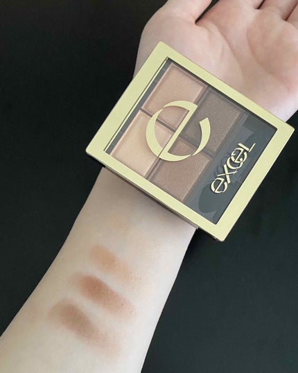 スキニーリッチシャドウ/excel/アイシャドウパレットを使ったクチコミ(3枚目)