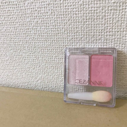 ツーカラー アイシャドウ ラメシリーズ/CEZANNE/アイシャドウパレットを使ったクチコミ(1枚目)