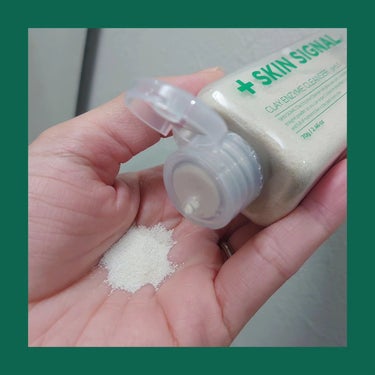 クレイ酵素クレンザー/SKIN SIGNAL/洗顔パウダーを使ったクチコミ（3枚目）