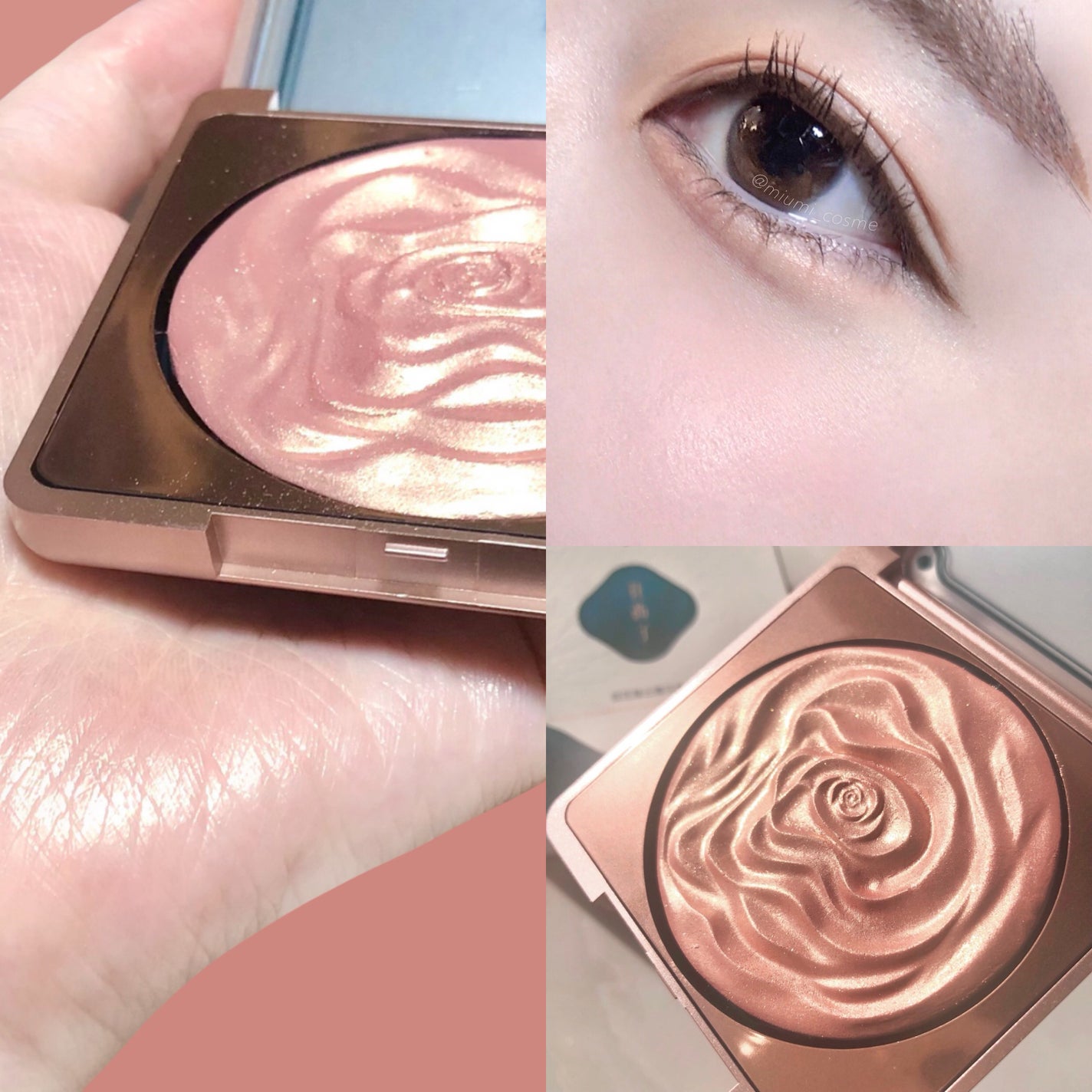 双花彫刻 ハイライト/花西子/パウダーハイライトを使ったクチコミ(1枚目)