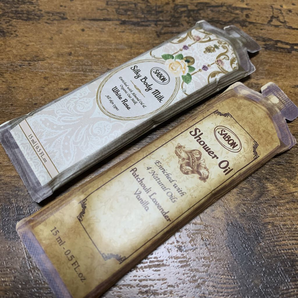 シルキーボディミルク ホワイト・ローズ (限定）/SABON/ボディミルクを使ったクチコミ（2枚目）