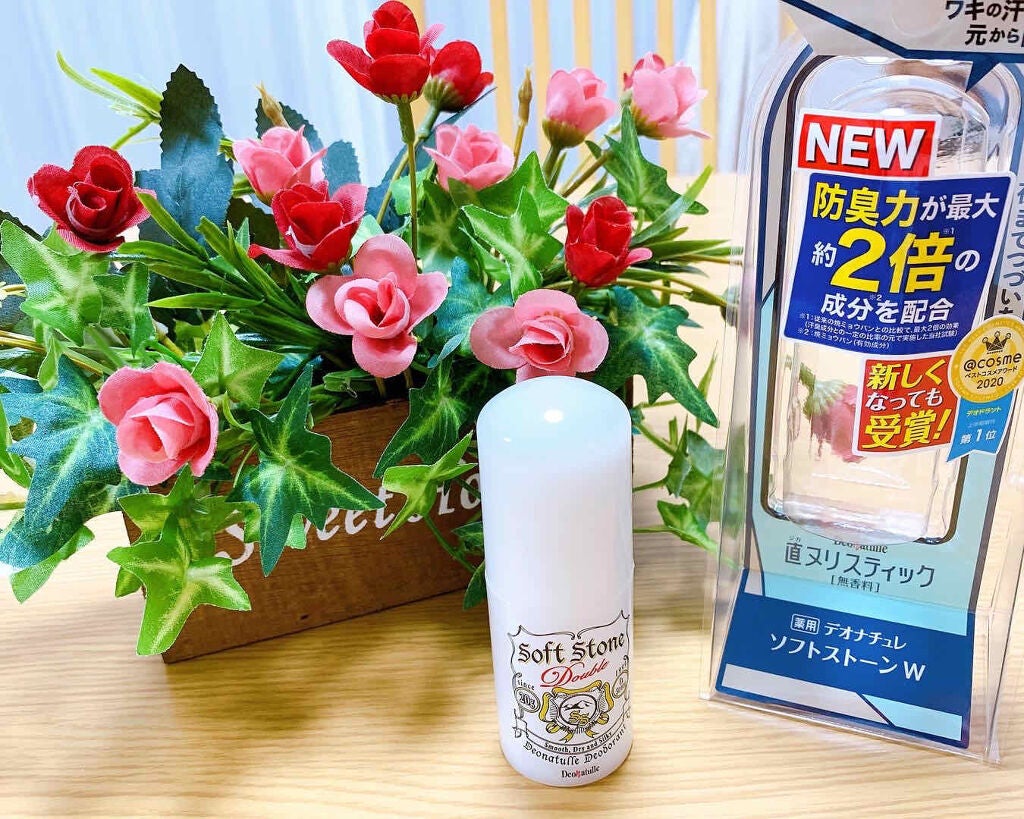 薬用ソフトストーンW/デオナチュレ/デオドラント・制汗剤を使ったクチコミ(3枚目)